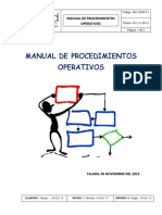 Manual de Procedimientos Operativos