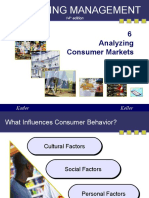 Marketing Management: 6 Analyzing Consumer Markets