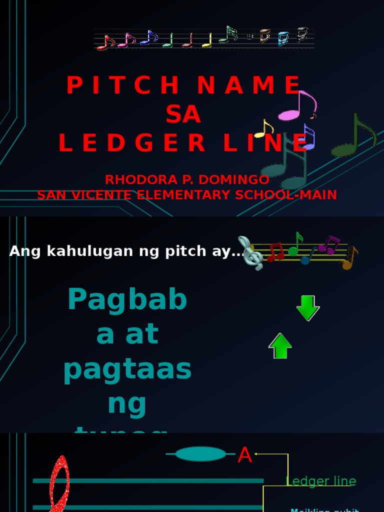 Ang Pitch Name Sa Ledger Line PDF