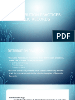 Distribution Practices - Republic Records