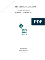 Pedoman Pengorganisasian: Bagian Akuntansi Rs. Baptis Batu Tahun 2013