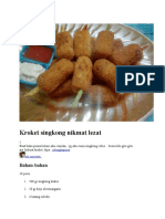 Kroket Singkong Nikmat Lezat