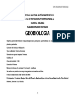 Geobiología: Procesos geológicos