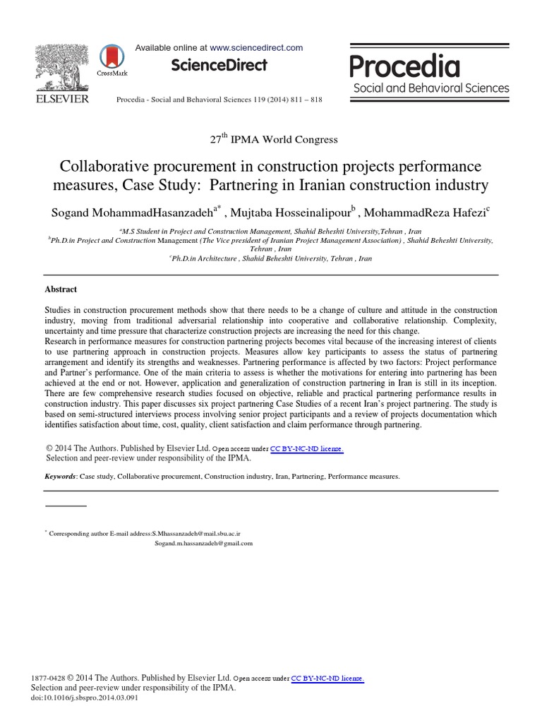 Procurement case study examples picture