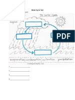 Fill in The Water Cycle Diagram