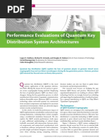 Performance Evaluations of Quantum Key Distribution System Architectures