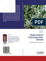 Biological activities of Cestrum species (family 