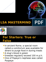 Lsa Mastermind: Battle of The Brains