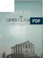 Manual de Limbi Clasice Anul III