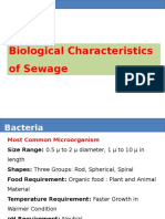 Biological Properties of Sewage