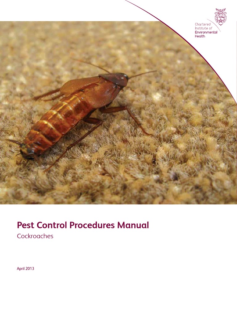 Pest Control Procedures Manual Cockroaches | Insecticide | Wellness