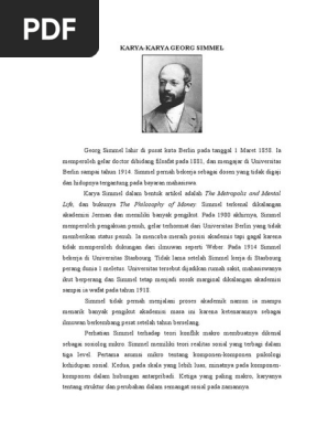 Karya Karya Georg Simmel Pdf