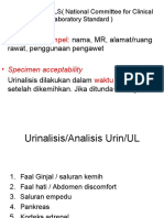 Nama, MR, Alamat/ruang Rawat, Penggunaan Pengawet: - Identifikasi Sampel