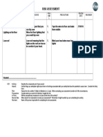 Risk Assessment Form