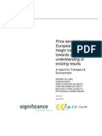 2010 07 Price Sensitivity Road Freight Significance Ce