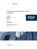 Considerations For Using Agile in DoD Acquisition