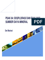 PSAK 64 Evaluasi Sumber Daya Mineral IFRS 6 Exploration 240911 PDF