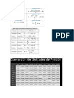 Tablas de Conversion