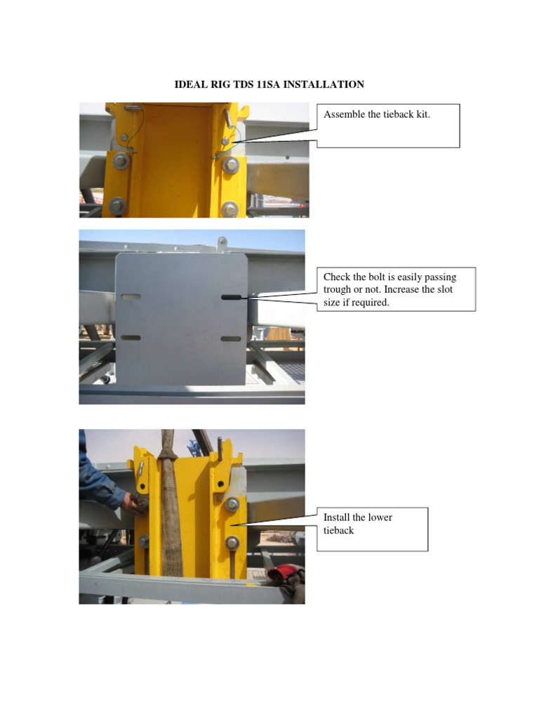 TDS 11SA Top Drive Installation Guide | PDF