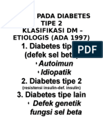 Defek Pada Diabetes Tipe 2