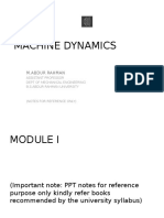 Machine Dynamics: M.Abdur Rahman