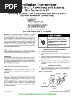 Download Whirlpool Gas Dryer Conversion Kit Instructions W10301479A by Samurai Appliance Repair Man SN33181900 doc pdf