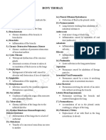 Bony Thorax Pathology and Projection Techniques