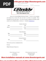Download Greddy Vw Golf Turbo Kit Installation Manual by THMotorsportsnet SN33182282 doc pdf