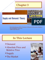 Supply and Demand Theory