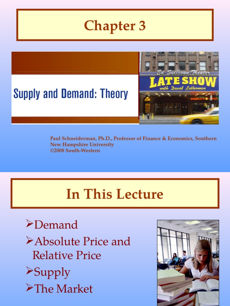 Supply and Demand Theory | PDF | Supply And Demand | Economic Surplus