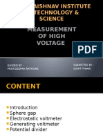 Measurement of High Voltage