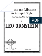 Flute and Clarinet - Leo Ornstein