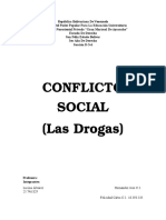 Conflicto Social Las Drogas
