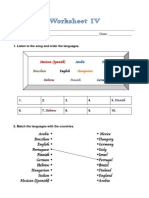 Worksheet IV