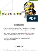 NUCLEAR BATTERY: A GUIDE TO RADIOISOTOPE POWER SOURCES