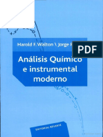Analisis Quimico e Instrumental Moderno