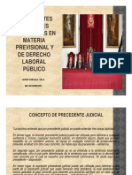 Precedentes en Materia Previsional