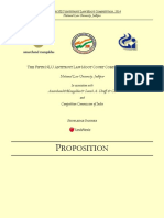 Antitrust Moot 2014 - Problem PDF