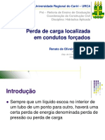 Perda de Carga Localizada PDF