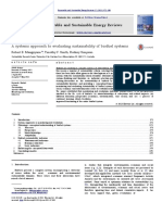 A Systems Approach To Evaluating Sustainability of Biofuel Systems