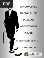 Resultado do XXV Concurso Nacional de Poesias Augustos dos Anjos