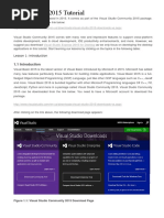 Visual Basic 2015 Tutorial