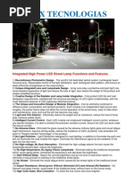 Download Specifications High Power LED Street Light by lilivela SN3318570 doc pdf