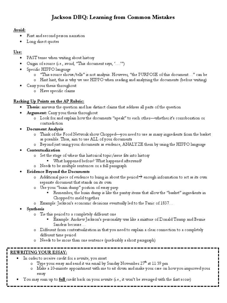 Ho Common Mistakes To Inform Rewrite | PDF