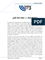 ¿Qué Dice Juan 1 1 Realmente PDF