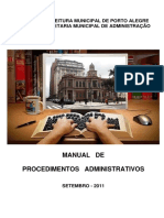 2016 Manual de Procedimentos Administrativos