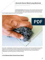 Cara Membersihkan Keramik Kamar Mandi Yang Berkerak PDF