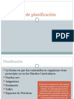 Differentes Formatos de Planificación