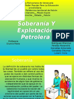 Soberania y Explotacion Petroleta