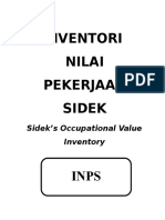 Inventori Nilai Pekerjaan Sidek -Inps